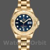 Replica Rolex Yacht-Master 169628 Gelbgold Blaues Zifferblatt 29MM Lady Replica Uhr Hochwertige Damen Replica Uhr online kaufen