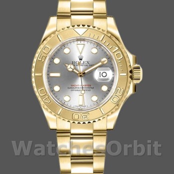 Replica Rolex Yacht-Master 169628 Gelbgold Grau Zifferblatt 29MM Lady Replica Uhr