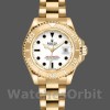 Replica Rolex Yacht-Master 169628 Gelbgold Weißes Zifferblatt 29MM Lady Replica Uhr Hochwertige Damen Replica Uhr online kaufen