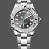 Replica Rolex Yacht-Master 37 Automatic Slate Grey Dial Platinum Bezel Steel M268622 0002 Damen Replica Uhr Stilvolles Accessoire
