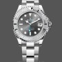 Replica Rolex Yacht-Master 37 Automatic Slate Grey Dial Platinum Bezel Steel M268622 0002 Damen Replica Uhr