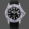 Replica Rolex Yacht-Master 40 Gem Set 126679SABR 0002 Black Dial Uhr Klassisches Design