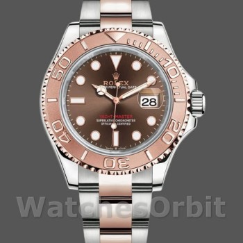 Replica Rolex Yacht-Master II 116621 Chocolate Dial Rose Gold 40mm Herren Replica Uhr