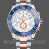 Replica Rolex Yacht-Master II 116681 Weißes Zifferblatt 44mm Herren Replica Uhr, Imitat, Alltagsfreundlich