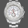 Replica Rolex Yacht-Master II 116689 White Dial Platinum 44mm Herren Replica Uhr