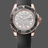 Replica Rolex Yacht-Master II 126655 Diamond Pave Dial Rose Gold 40mm Herren Replica Uhr