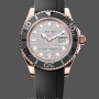 Replica Rolex Yacht-Master II 126655 Diamond Pave Dial Rose Gold 40mm Herren Replica Uhr