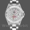 Replica Rolex Yacht-Master 168622 Platinum Stainless Steel Silver Dial 35mm Unisex Replica Uhr, Replica Uhr, Luxuriöse Optik